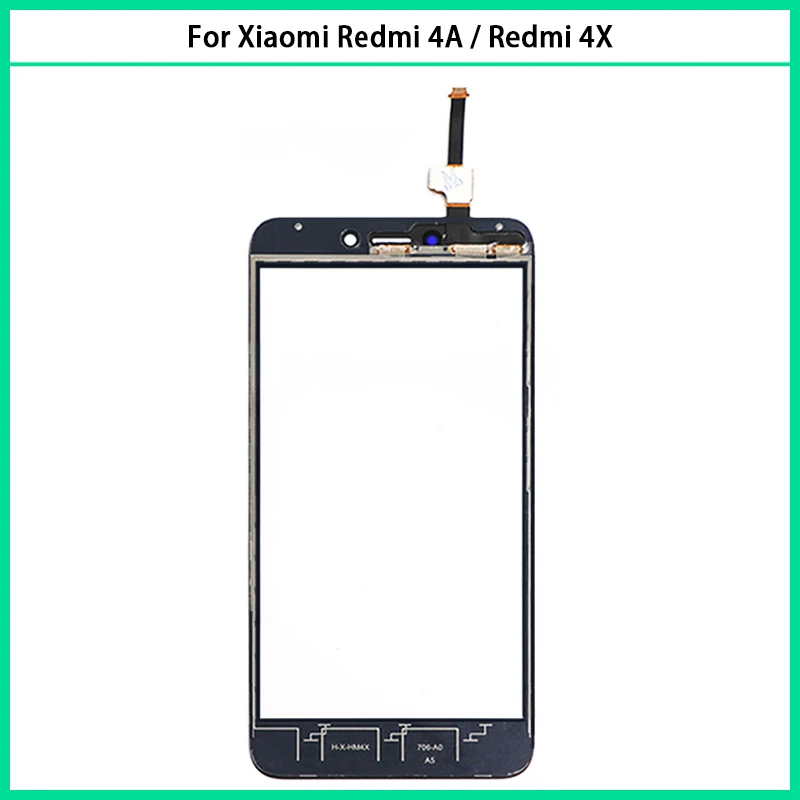 

10PCS New 5.0 Touchscreen For Xiaomi Redmi 4A Touch Screen Panel Digitizter Sensor For Xiaomi Redmi 4X Front Glass Lens Replace