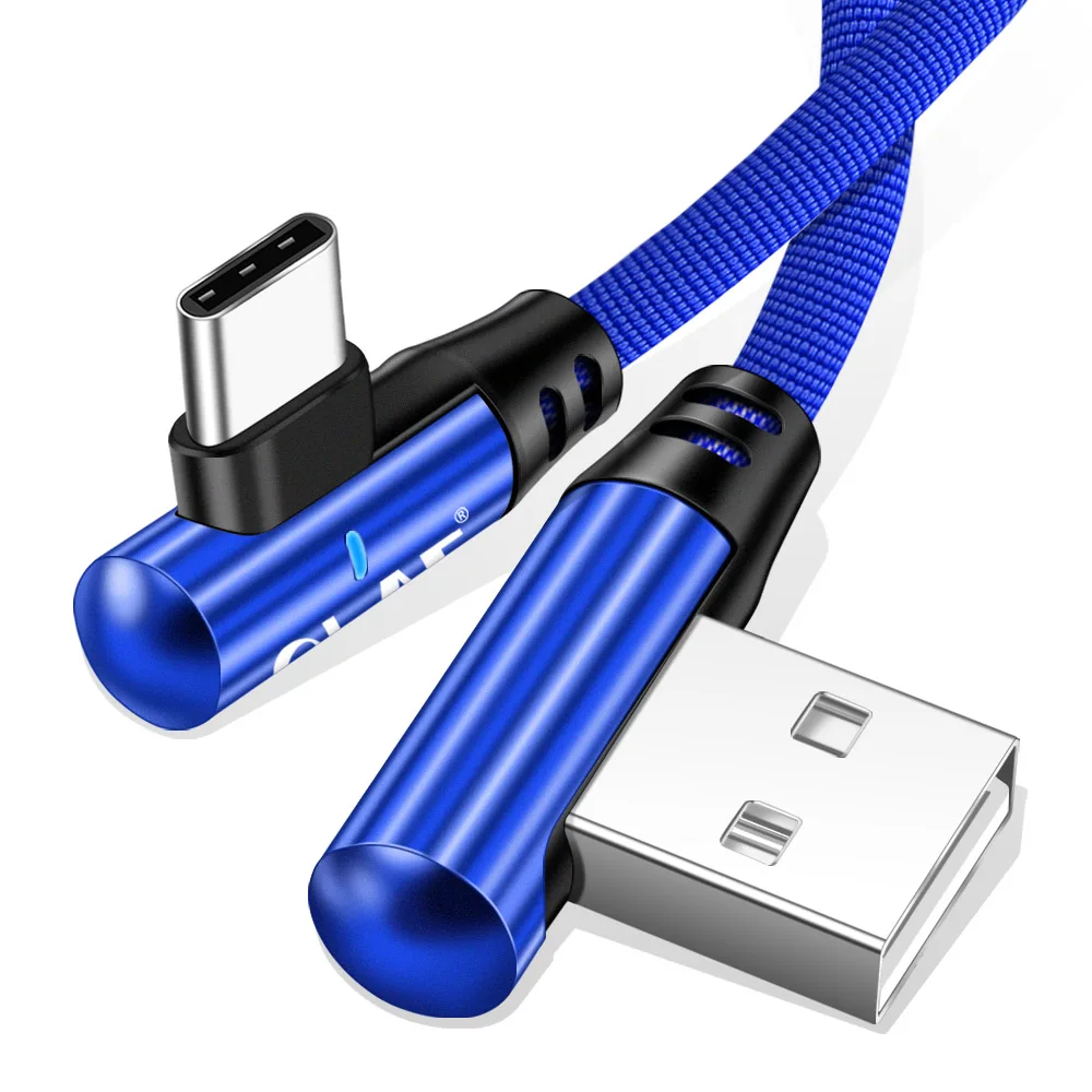 Blue 5А usb type C кабель для huawei P30 P20 Lite Быстрая зарядка данных шнур телефон зарядное устройство для samsung S9 S10 Redmi Note 7 USB C кабель - Цвет: Blue