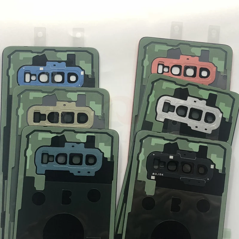 Для SAMSUNG Galaxy S10 G973F Plus G975F стеклянная крышка для батареи задняя дверь корпус