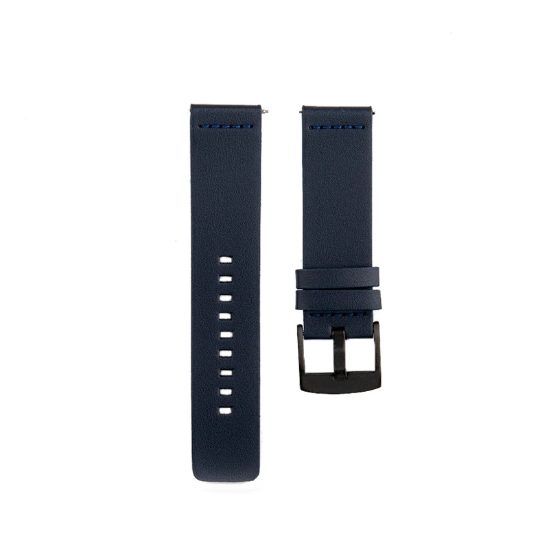 24mm 18mm 20mm Quick Release Genuine Leather Watch Band for Samsung galaxy watch 3 45mm Gear S3 Strap 46mm 22mm