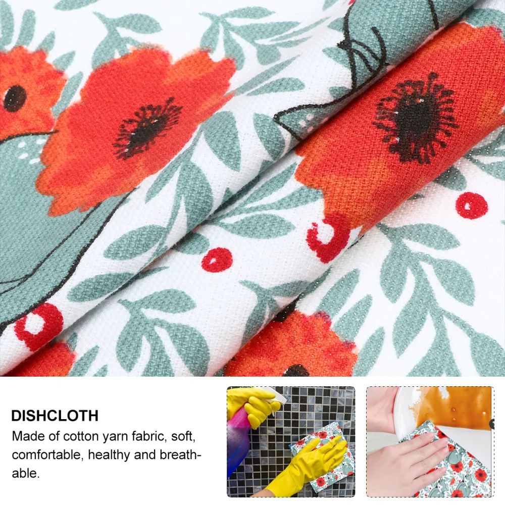 

1pc Breathable Durable Eco-friendly Safe Absorbent Kitchen Towel for Hotel Women Men