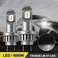 1 pair 9 24v h7 car led headlight bulb 10000lm 6000k 50w ultra bright led light bulb halogen lamp