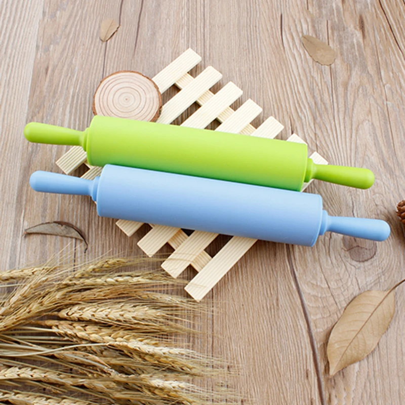Красочные Силиконовые скалки антипригарные Скалки DIY Кухня клецки ролик