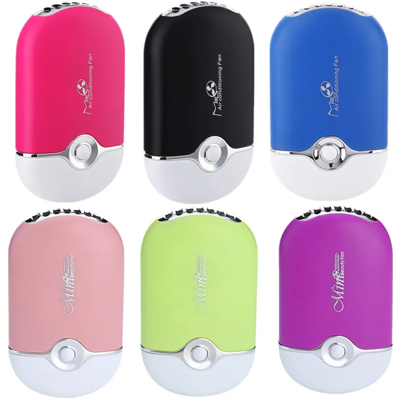 

Mini Fans USB Charge Nothing Leaf Grafting False Eyelash Fans USB Rechargeable Fan Home Office Bladeless Fan Portable Pink