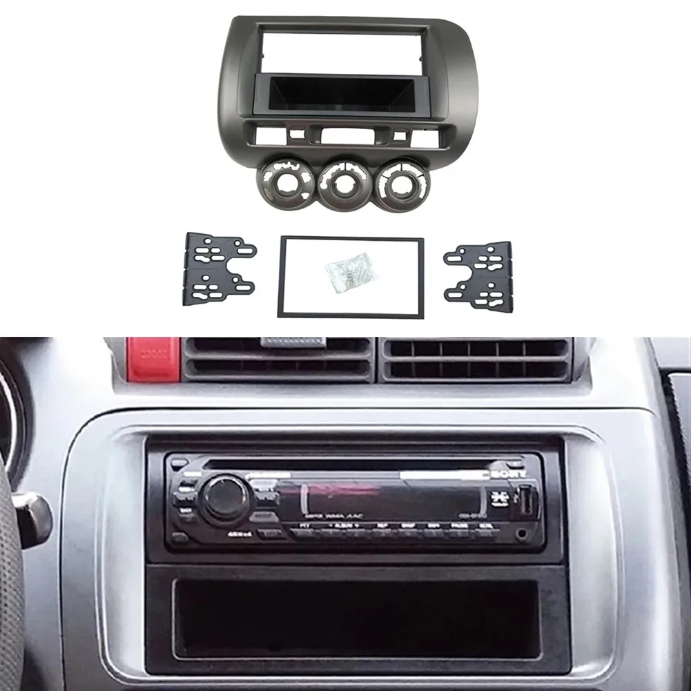 Радиоприемник Для Honda Jazz City стерео Cd Dvd 1 Din комплект креплений на панели рамка