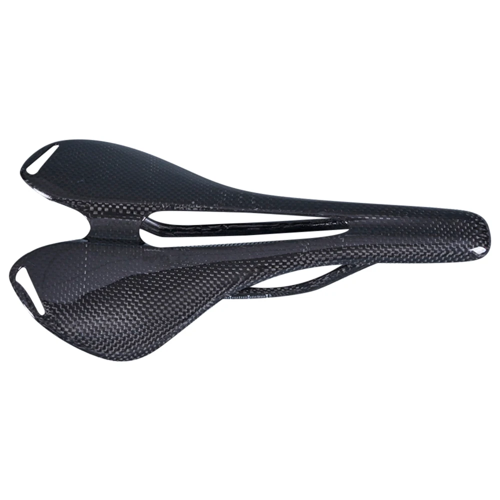 Ультралегкое Полноразмерное велосипедное седло из углеродного волокна 3K