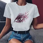 Женская футболка в стиле хип-хоп, с круглым вырезом и коротким рукавом