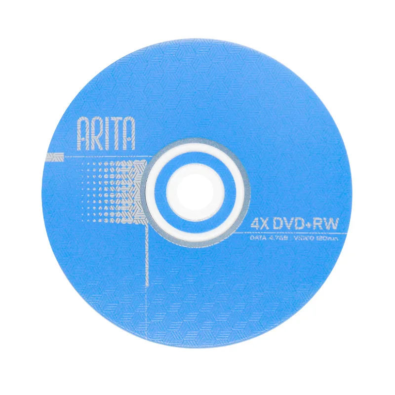 Оптовая продажа 50 дисков Синие Пустые печатные 4 7 ГБ 4X DVD + RW диски|dvd r disc|dvd disc rblank |