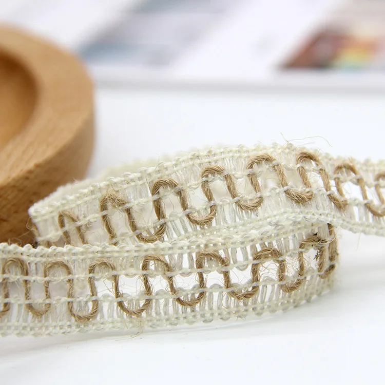 10 м/лот 15 мм натуральная фотоплетеная ткань джутовые ленты из пеньки