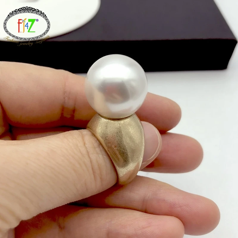 F. J4Z Великолепное модное кольцо на палец для женщин рок с большим искусственным