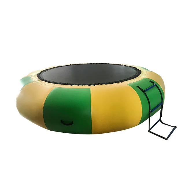 Водный батут Serie Splash Gevoerde Water Uitsmijter Opblaasbare Jump Батут Bounce Swim Platform For Sport