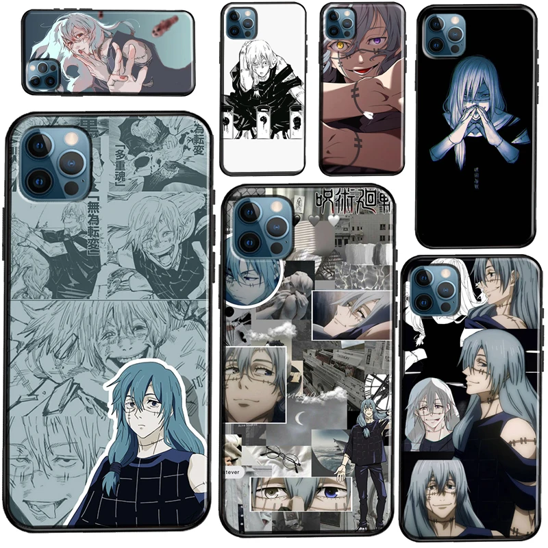 

Mahito Jujutsu Kaisen Anime Soft Phone Case For iPhone 11 14 13 Pro Max 12 Mini 6S 7 8 Plus X XR XS Max SE 2020 Fundas