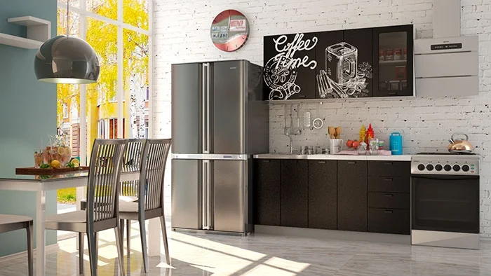 Kitchen set Coffee Time 1.6 MDF matte furniture Cabinet mobile |