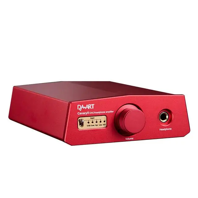 red Yulong Canary II ESS9038Q2M DSD512 PCM768KHz CanaryII DAC декодирование усилитель для наушников - Цвет: red