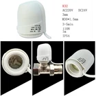 AC 230V NO NC система подогрева пола, Подогрев воды, нормально закрытый открытый привод отопления