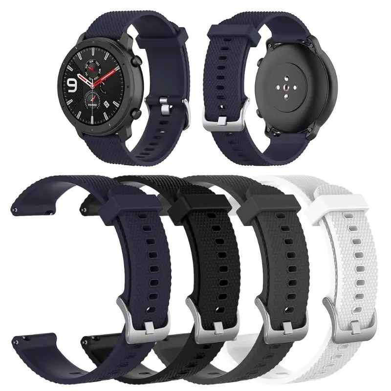 Мягкий силиконовый ремешок для часов браслет с пряжкой нетоксичный приятный
