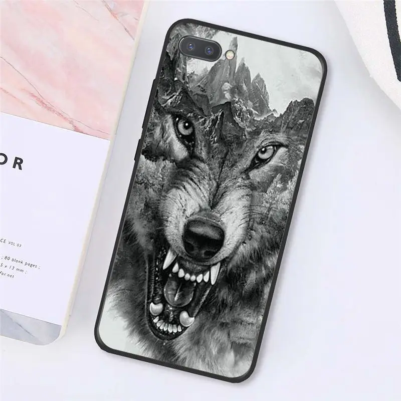 Классический классный хипстерский чехол Babaite с волком для телефона Huawei Honor 8X 9 10 20