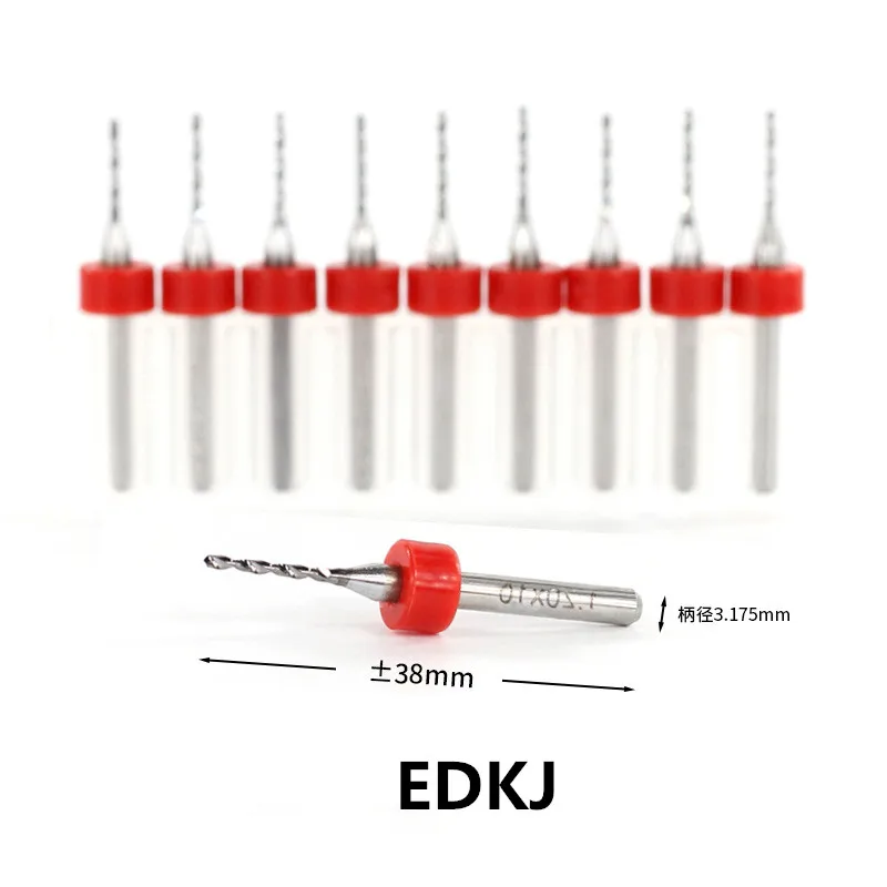 10pcs/Set 1.2mm PCB bit Hard Alloy Print Circuit Board Carbide Micro Drill Bits Tool for SMT CNC | Инструменты