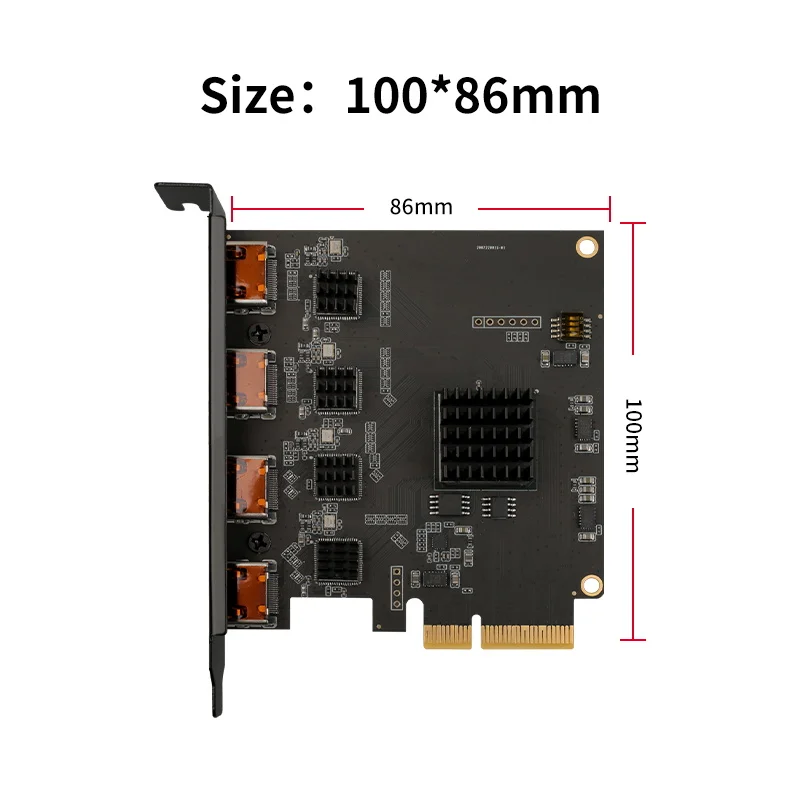 Acasis 4 канальный HDMI совместимый PCIE видео Захват карта 1080p 60fps OBS для прослушивания