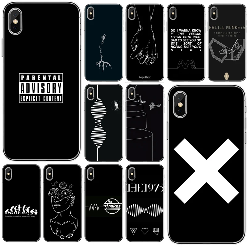 Черный фон с белым узором мягкий силиконовый чехол из ТПУ для iPhone 5 5S SE 6 6plus 7 8 plus X XS