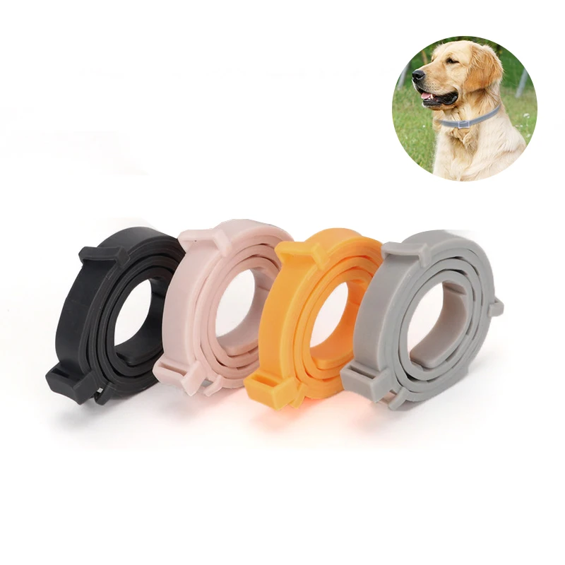 Избавляет от блох клещей ошейник для собак кошек до 10 мес домашних животных