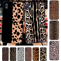 toplbpcs fashion tiger leopard print panther phone case for samsung a30s 51 71 10 70 20 40 20s 31 10s a7 a8 2018