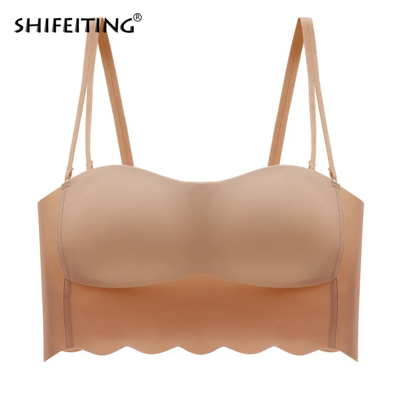 

SHIFEITING Lolita Style Bras for Women Push Up Bras No Wire Brassiere AB Cup Underwear Sexy Bra Three Quarters(3/4 Cup) Lingerie