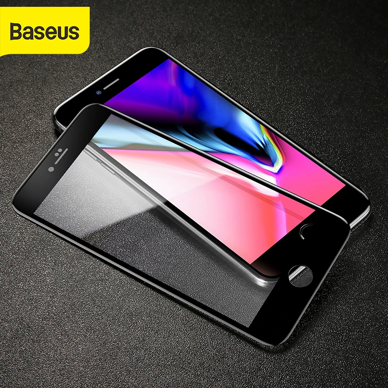 Защитное стекло Baseus закаленное для iPhone X/7 plus/8 plus/0 3 мм|Защитные стёкла и плёнки