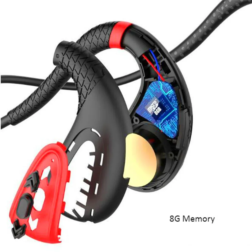 Наушники с костной проводимостью 8G гарнитура беспроводные наушники Bluetooth