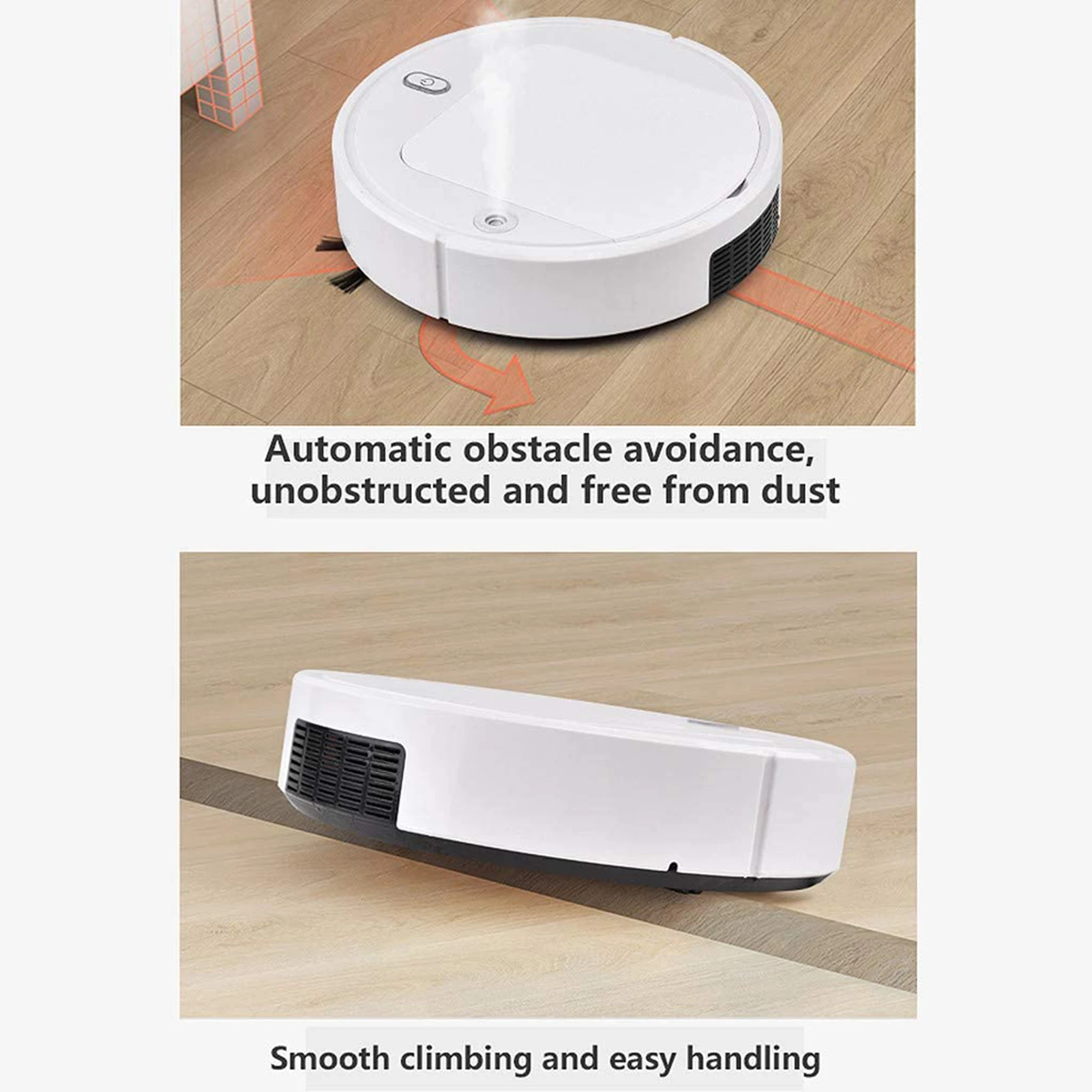 

4-In-1 Robot Vacuum Cleaner Rechargeable Smart Ing Dry Wet Vacuum Cleaner Run 90 Mins USB Charging