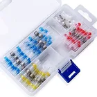 Термоусадочные соединители для проводов, 1020 шт., водонепроницаемые втулки, электрические соединители, луженые клеммы для пайки