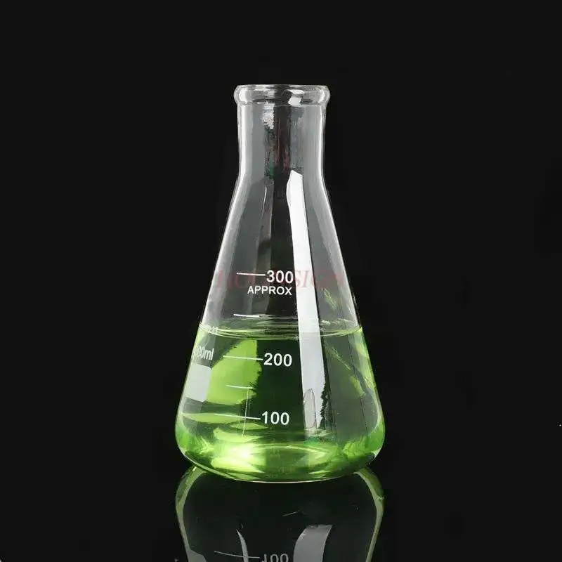 

Мерный стакан Эрленмейера стеклянная бутылка-фляжка Эрленмейера колба Эрленмейера фляга 300 мл стекло инструмент химический эксперимент