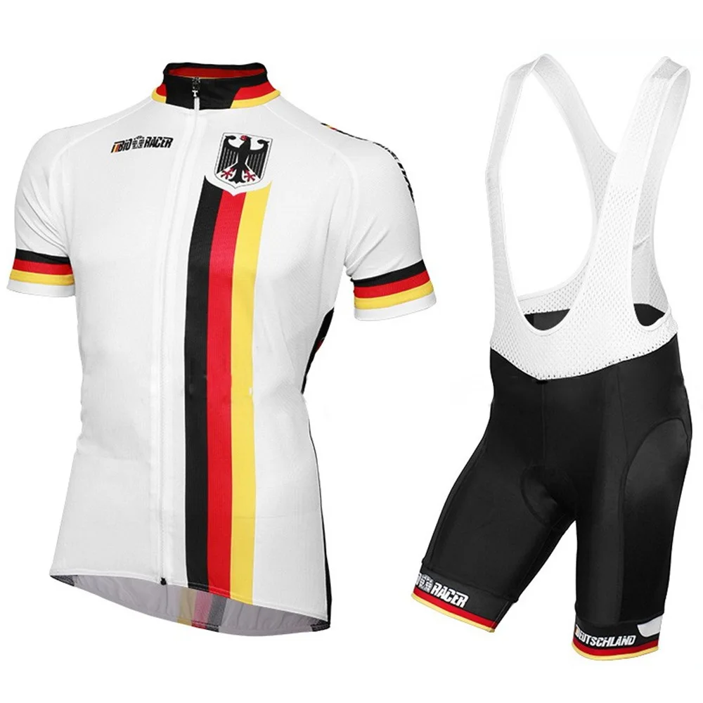 Мужская Летняя одежда немецкая национальная Джерси pro team комплект велосипедной