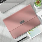 Чехол для ноутбука Macbook Air Pro 13 M1 15 16 2020, водонепроницаемый чехол из искусственной кожи для ноутбука Huawei Xiaomi HP ASUS, чехол