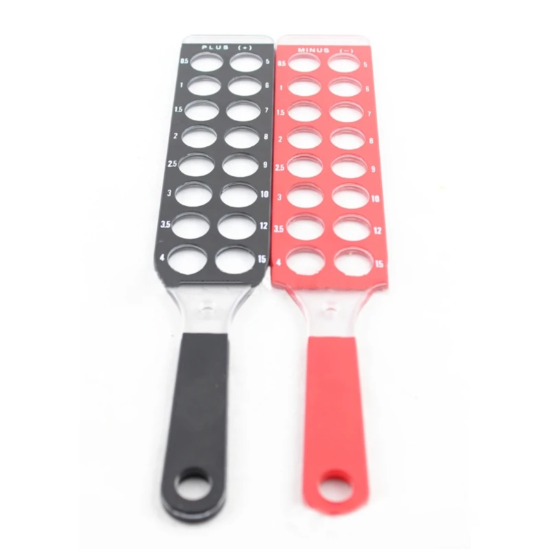 

32 Lenses Optical Retinoscopy Rack Lens Set Ophthalmic Optometry Equipment with a Leather Pocket Retinoscopy Lens