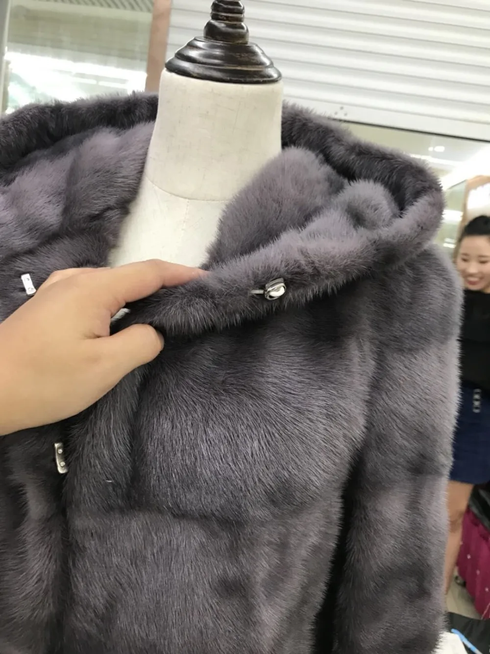 Tatyana furclub шуба Роскошная настоящая норковая шуба женская Толстая теплая куртка с большим меховым капюшоном женская зимняя норковая шуба