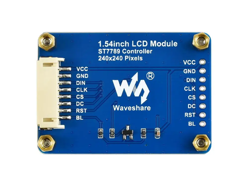 1 54 дюймовый ЖК модуль 240x240 IPS экран 65K RGB цвета SPI интерфейс поставляется с