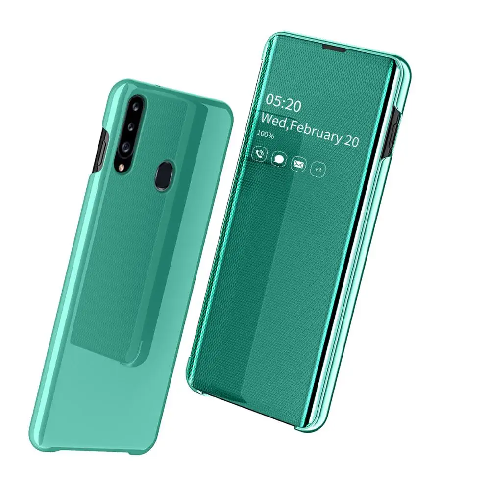

Smart Mirror Flip Case For Samsung Galaxy A10S Full Protection Clear View Phone Cover for Samsunmg Galxy A20S Smart View Case