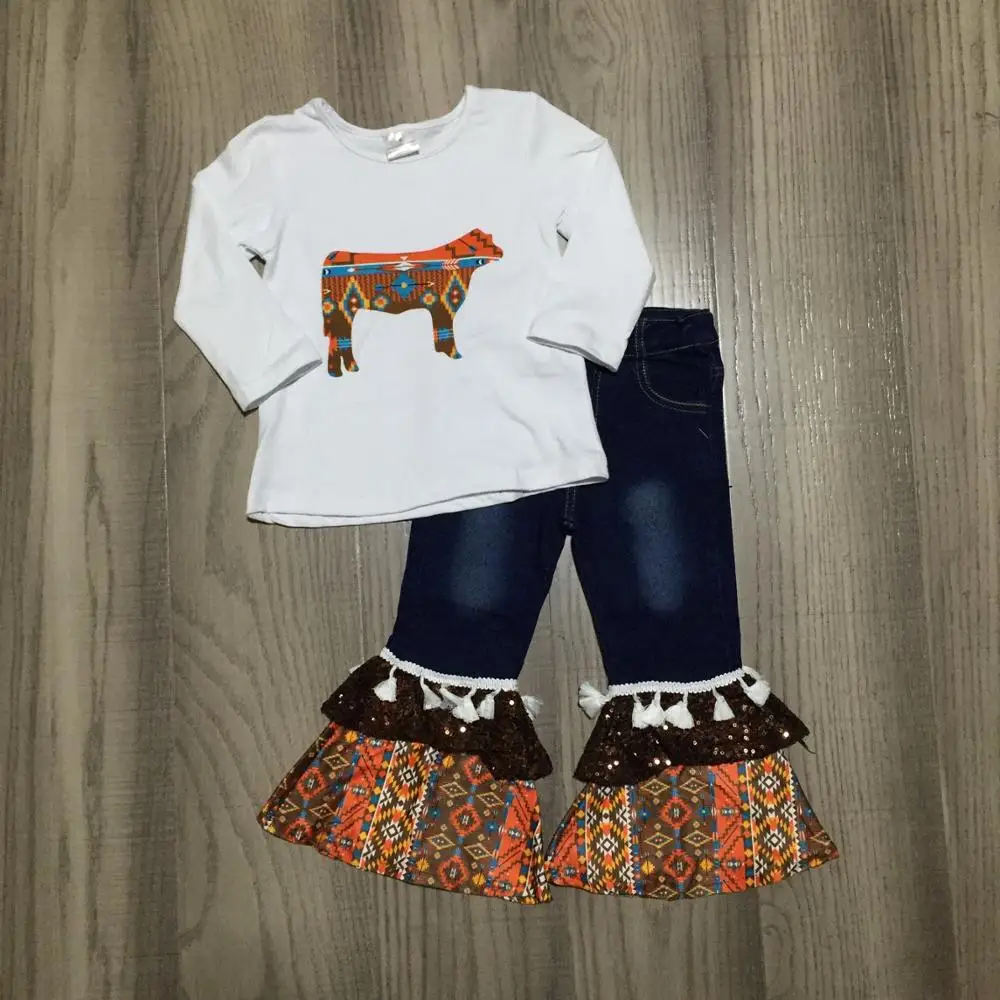 Осенне зимние джинсы для маленьких девочек от Girlymax детская одежда бутик