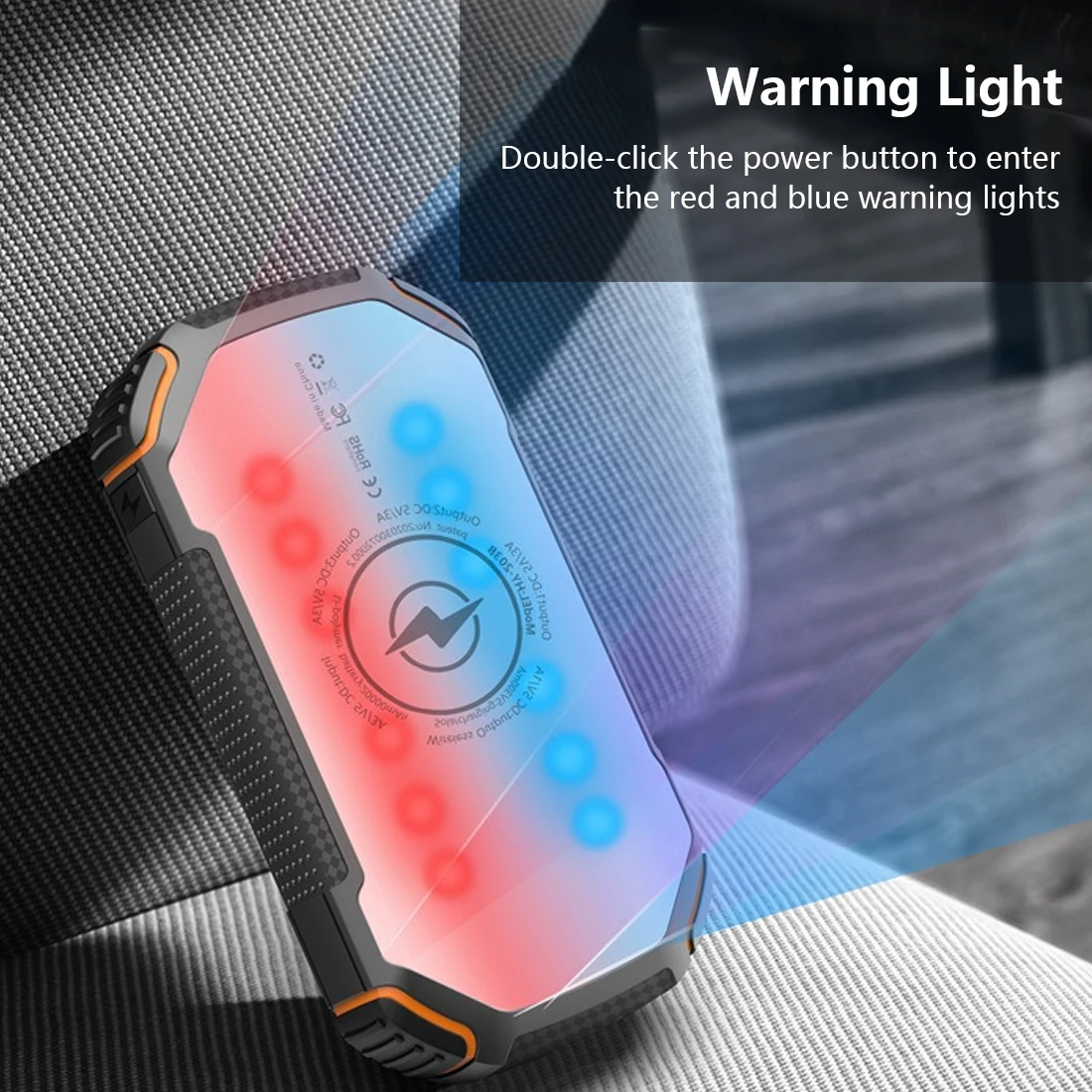 20000 мА/ч 18 Вт PD Быстрая Зарядка Power Bank портативный внешний аккумулятор