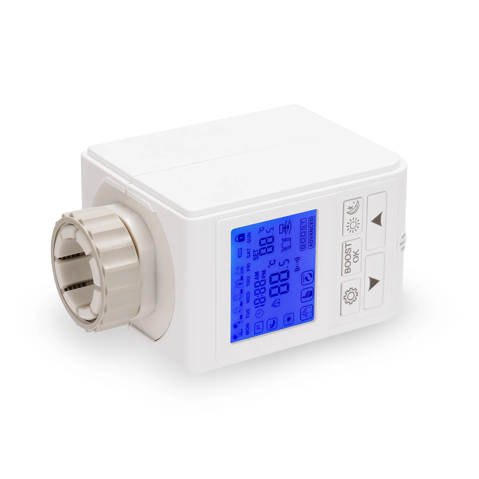 Термостатический радиаторный клапан интеллигентая (ый) Контроль температуры