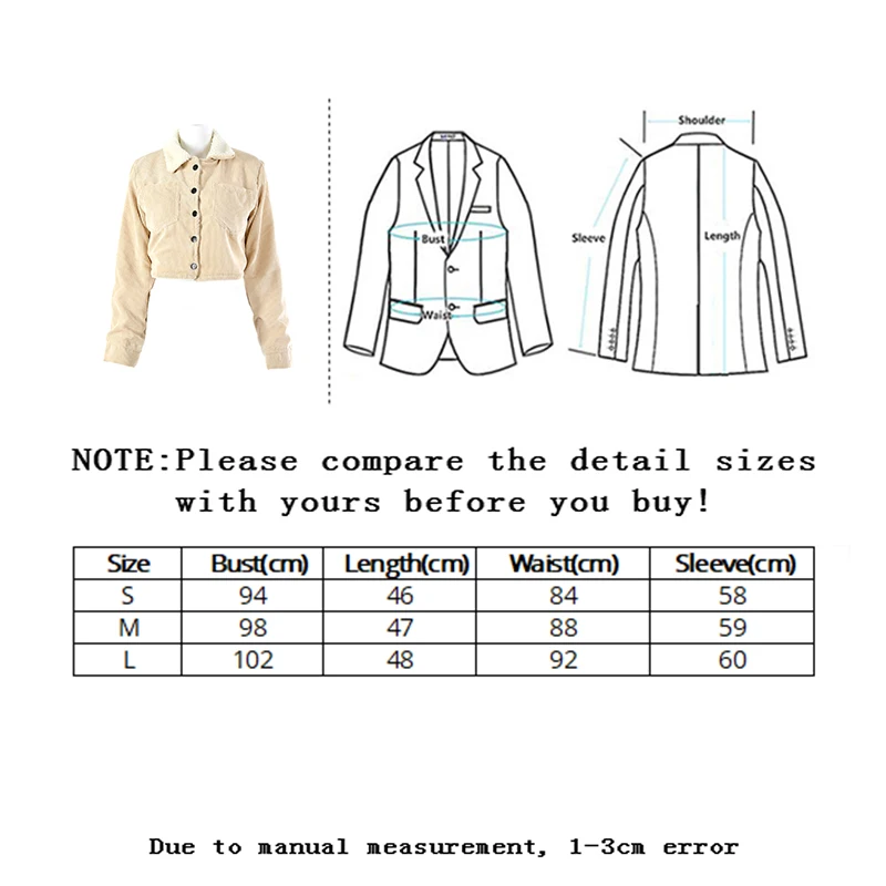 Vangull Вельветовая флисовая повседневная короткая куртка женская плотная мягкая