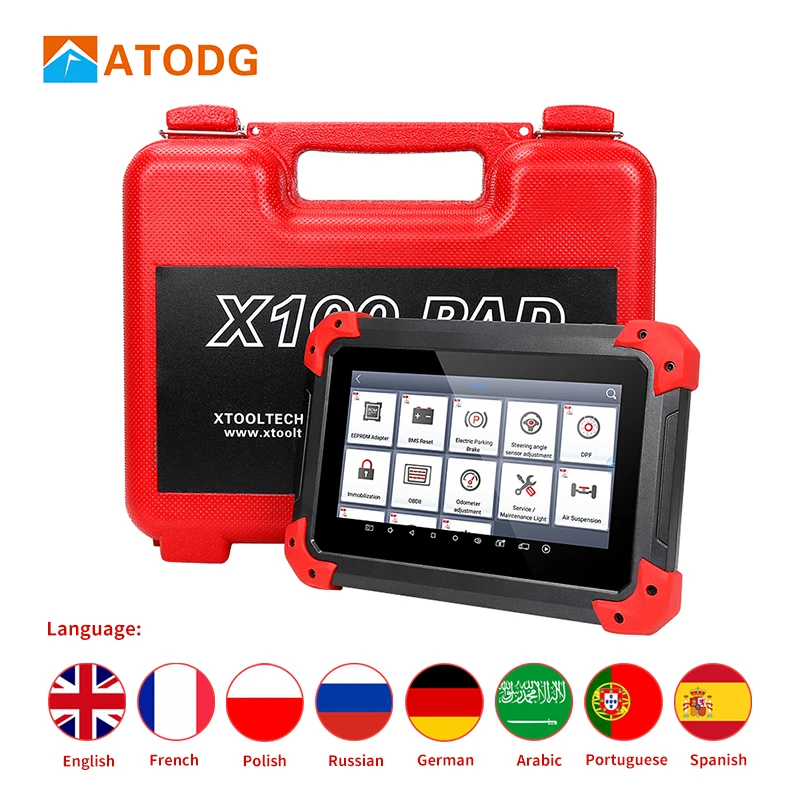 Профессиональный X100 PAD OBD2 автомобильный ключевой программатор автоматический