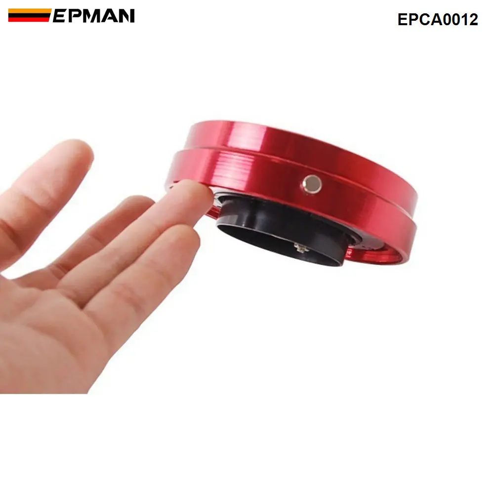 Фото EPMAN Hot Selliing Тонкая версия рулевого колеса Quick Release (синий, красный, черный, золотой, серебристый, фиолетовый) EPCA0012 №5