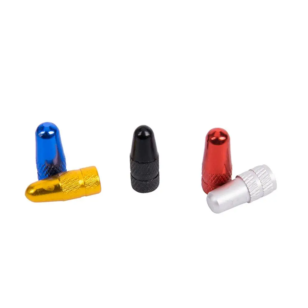 

1Pcs Presta/Schrader Bike Valve Cap Aluminum Alloy French/American Bicycle Tire Valve Cap Dustproof Wheel Cover Protector
