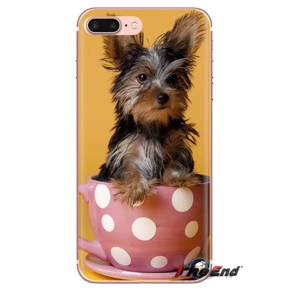 Силиконовые чехлы для телефона с надписью &quotЯ люблю мою Йоркширский терьер