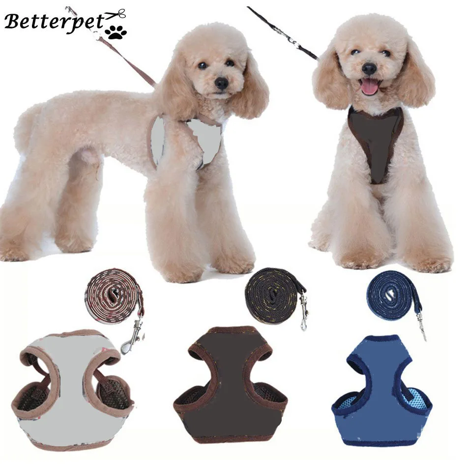 Не тянуть собачий поводок для малых собак домашних животных кошек майка без