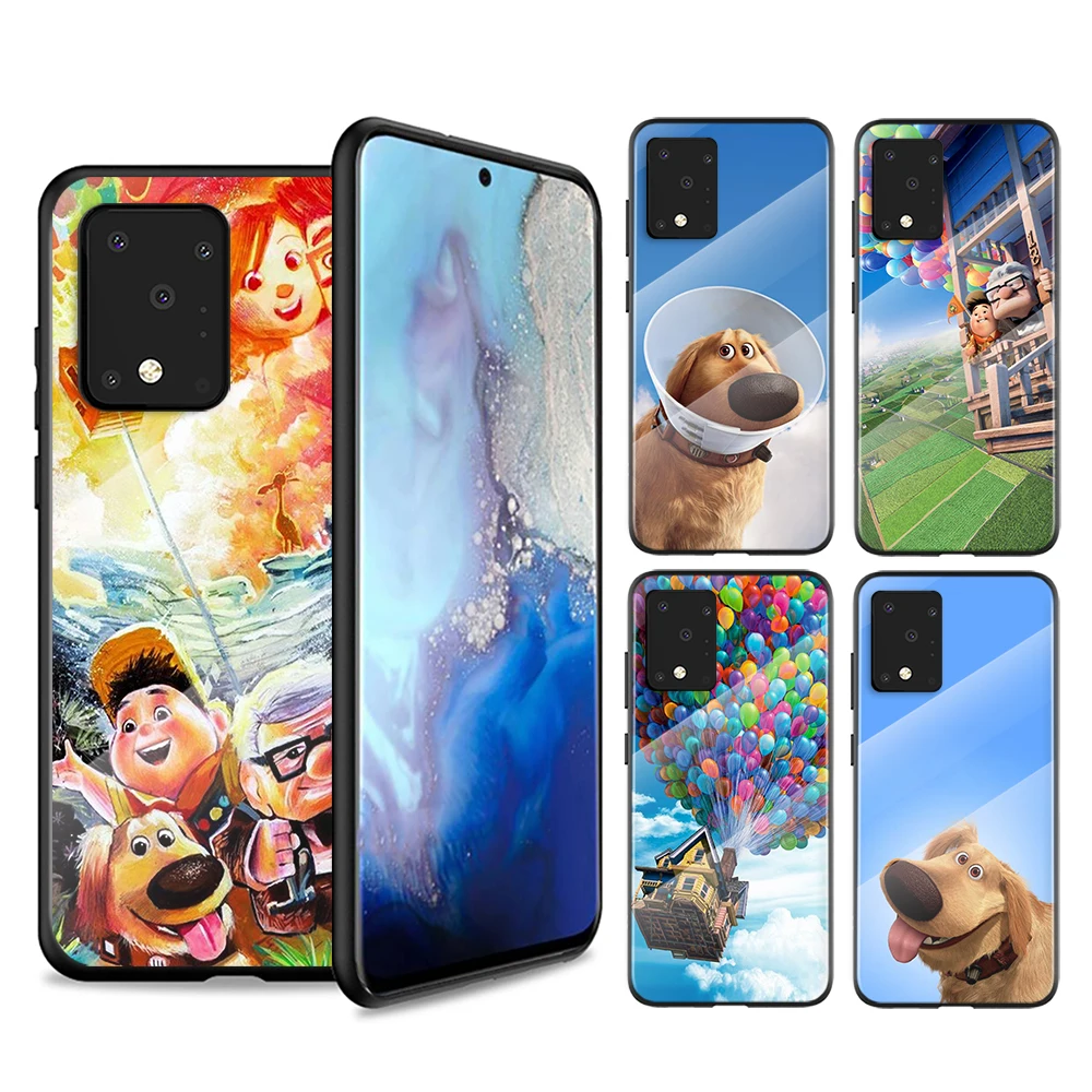 

Tempered Glass Cover Up Flying House For Samsung Galaxy A91 A81 A72 A71 A52 A51 A41 A31 A21S A11 A01 Phone Case