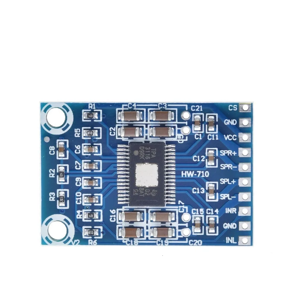 DC 12 V-24 V 2x50 Вт двухканальный Мини цифровой усилитель класса D 50 Вт+ 50 Вт TPA3116D2 XH-M562 усилитель 50 Вт Мощность Плата усилителя