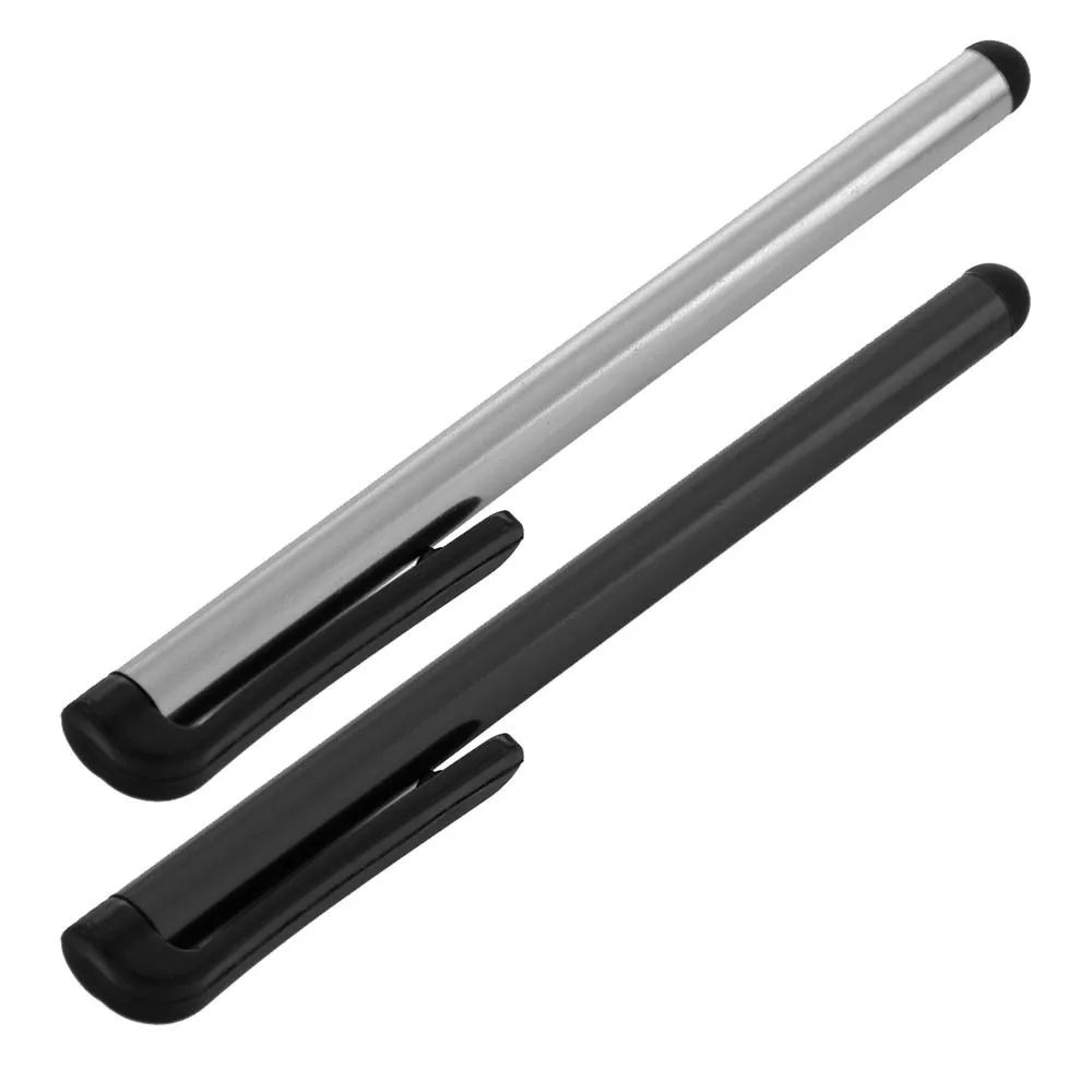 Стилус-ручка x2 со съемными аналоговыми силиконовыми колпачками для кнопок с